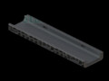Лоток водоотводный PolyMax Basic ЛВ-20.26.20-ПП пластиковый 8540-М